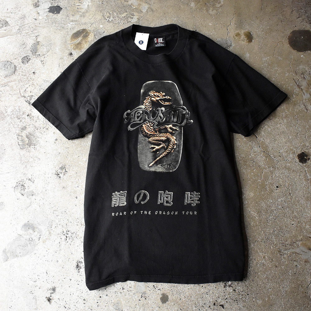 90’s~ Aerosmith ROAR OF THE DRAGON “龍の咆哮” Japan Tour Tシャツ 250412H