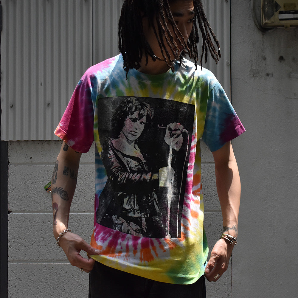 90's THE DOORS Jim Morrison タイダイTシャツ 230522H