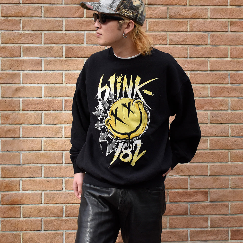 Y2K blink-182 “Smiley Logo” スウェット 240124H
