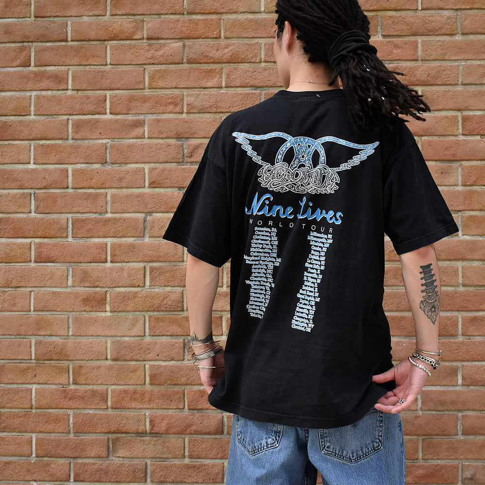 90's Aerosmith “Nine Lives“ World Tour Tシャツ 240804H