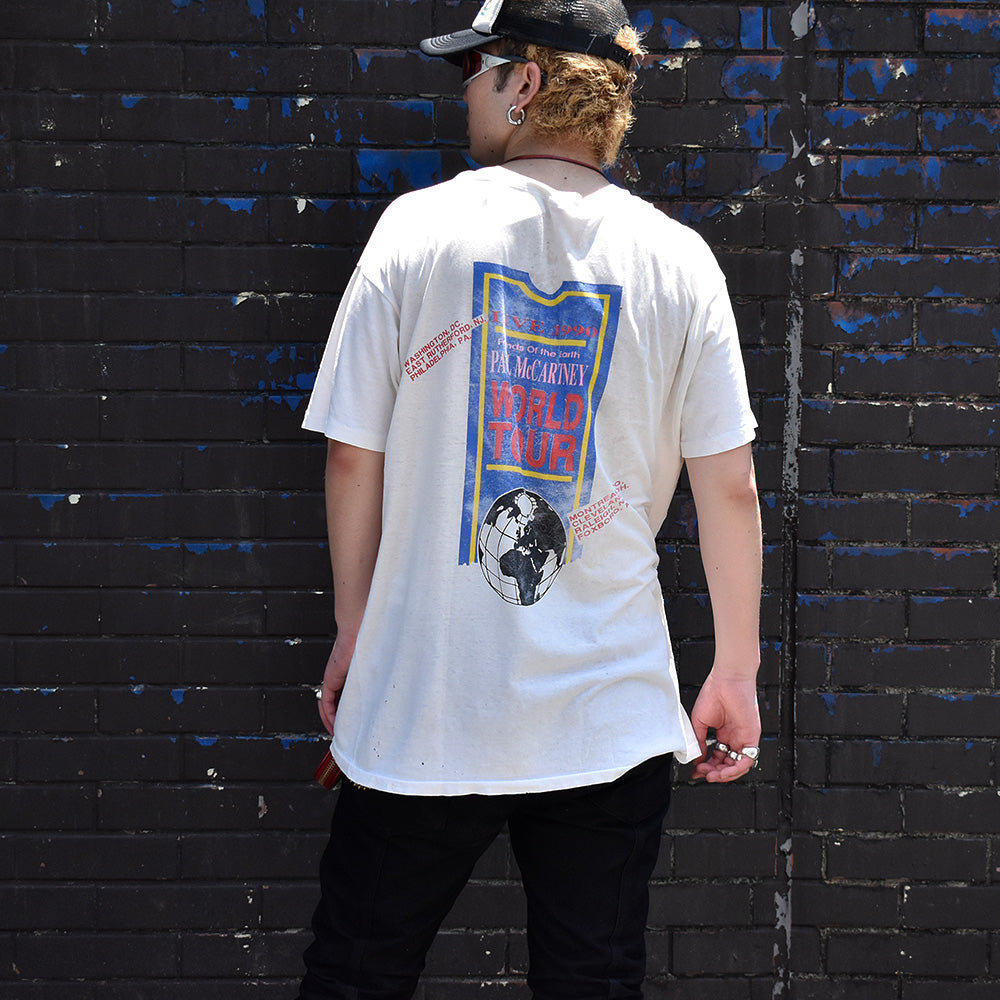 90's Paul McCartney “Friends of the Earth“ World Tour Tシャツ 250618H