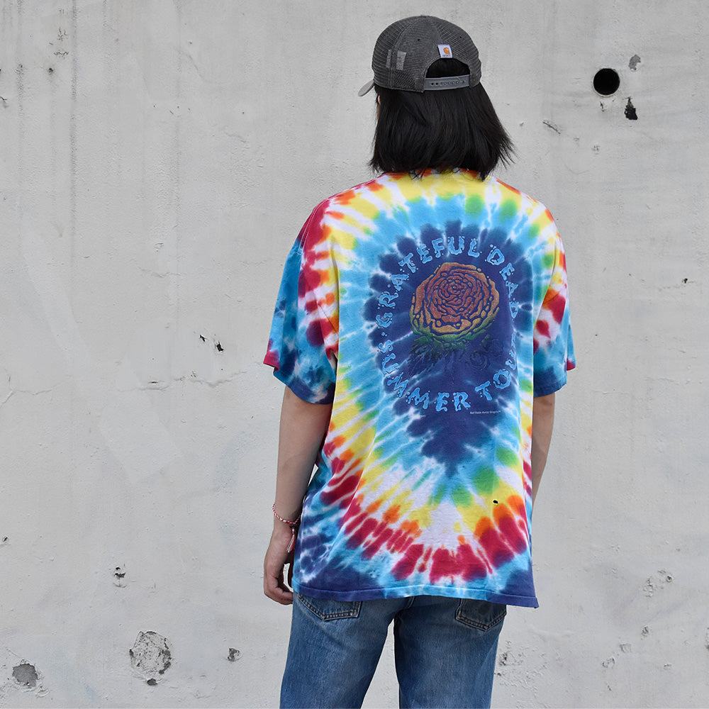 90's Grateful Dead “Summer Tour” サンダースカル タイダイTシャツ 240721H