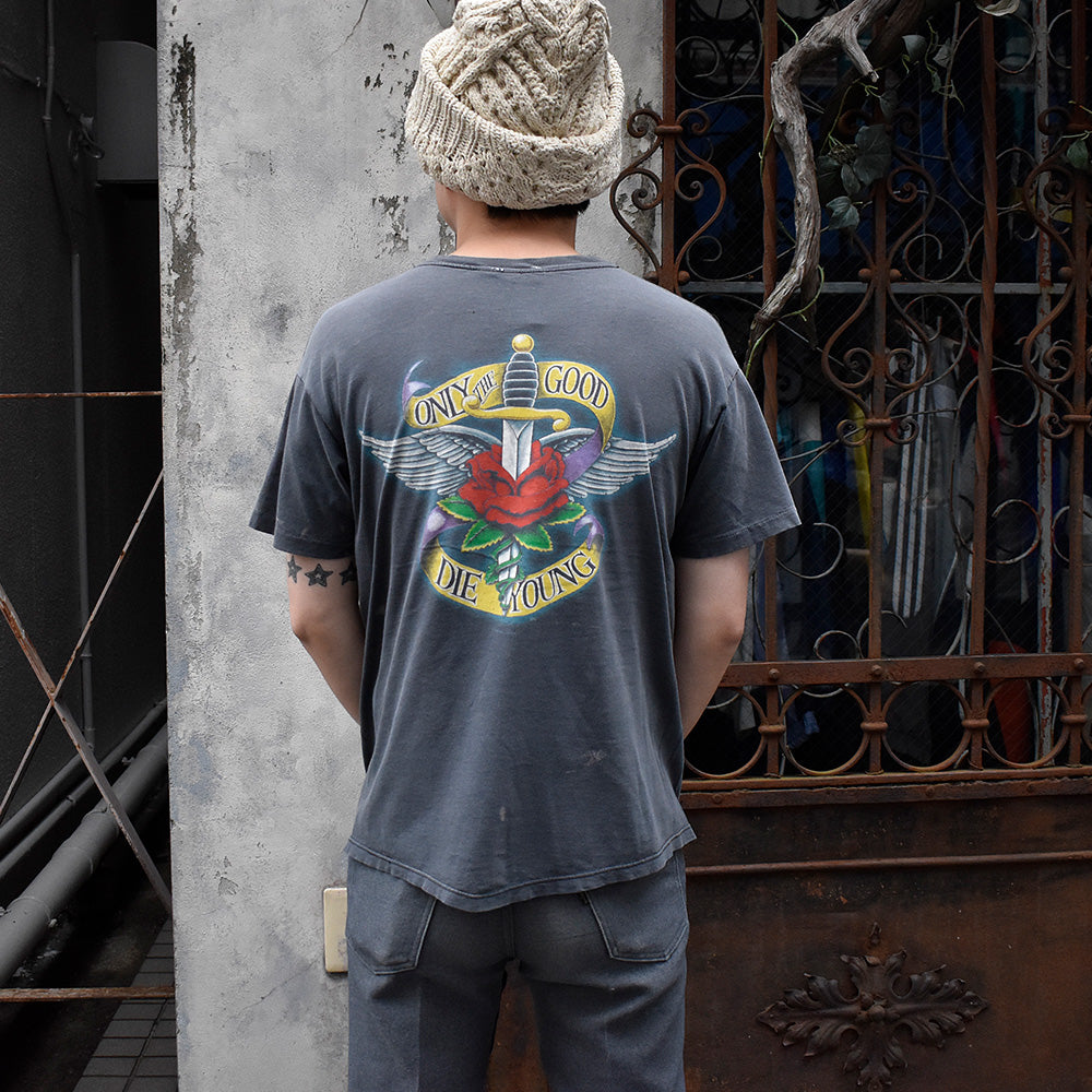 80's Billy Joel “Storm Front/Only The Good Die Young“ Tシャツ 250412H