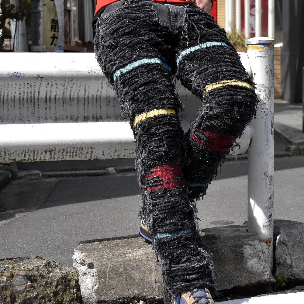 blackmeans×1017 ALYX 9SM クラストデニムパンツ '22限定アイテム 945-78GP198-1 250318H