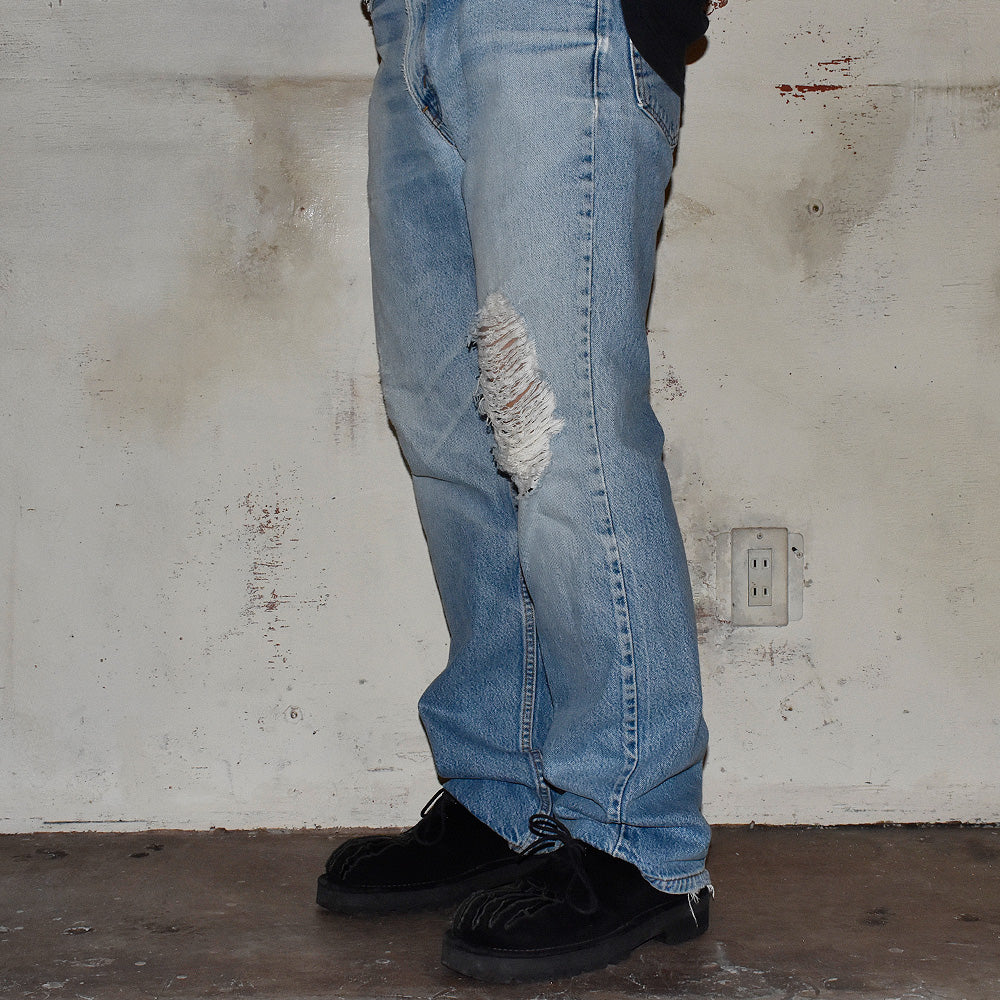 90's ダメージ! Levi's 517 ブーツカットデニムパンツ USA製 240818H