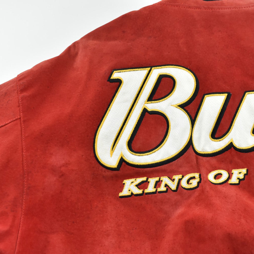 Y2K CHASE by JH Design "Budweiser #8" スウェード レーシングジャケット 260922H