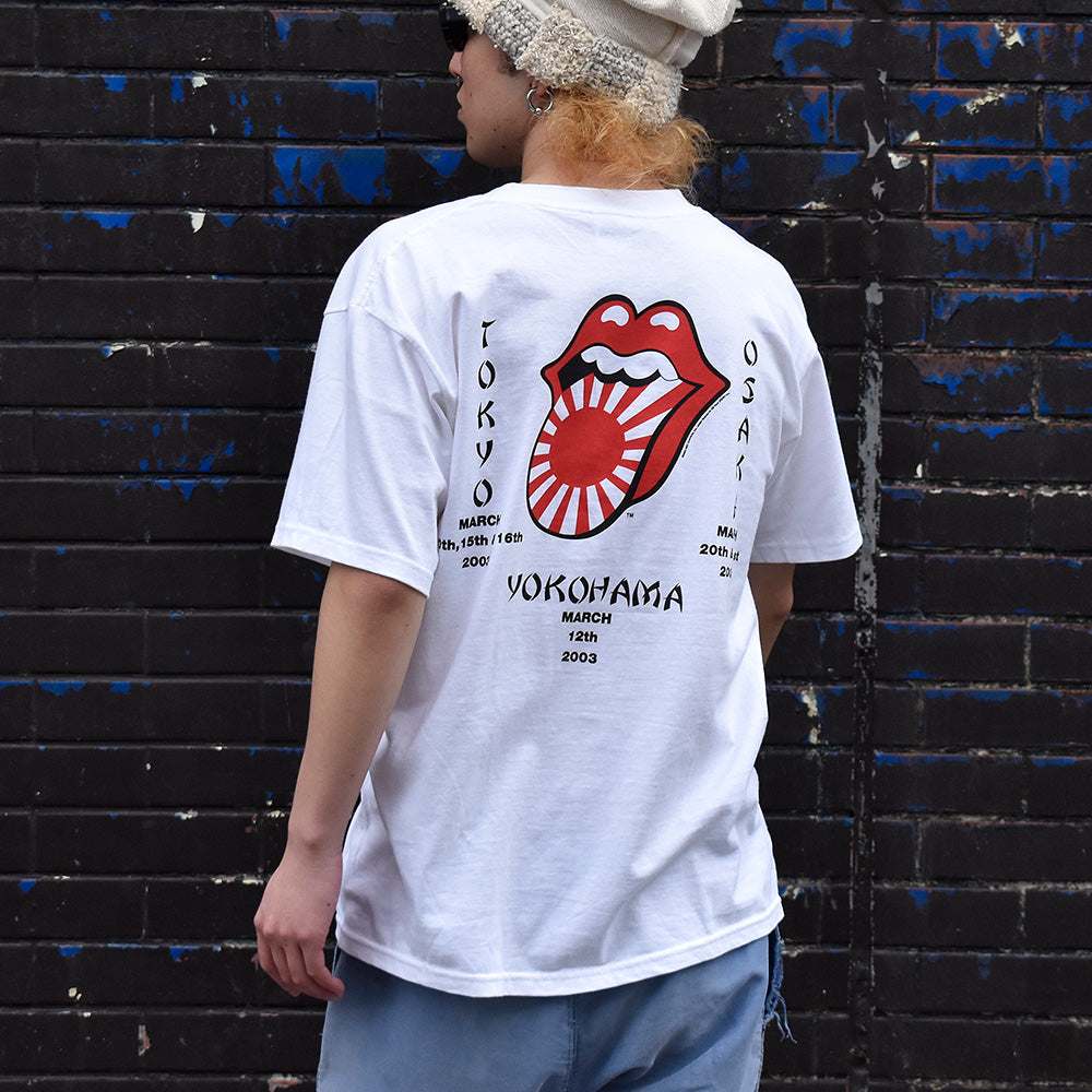 Y2K The Rolling Stones "2002-3 Japan Tour" Tシャツ 240122HYY