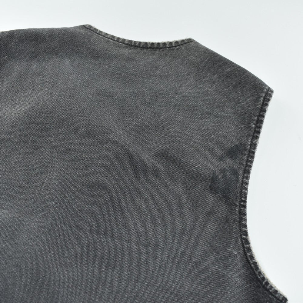 Y2K Carhartt ダックベスト ボアライナー フェードブラック 260303H