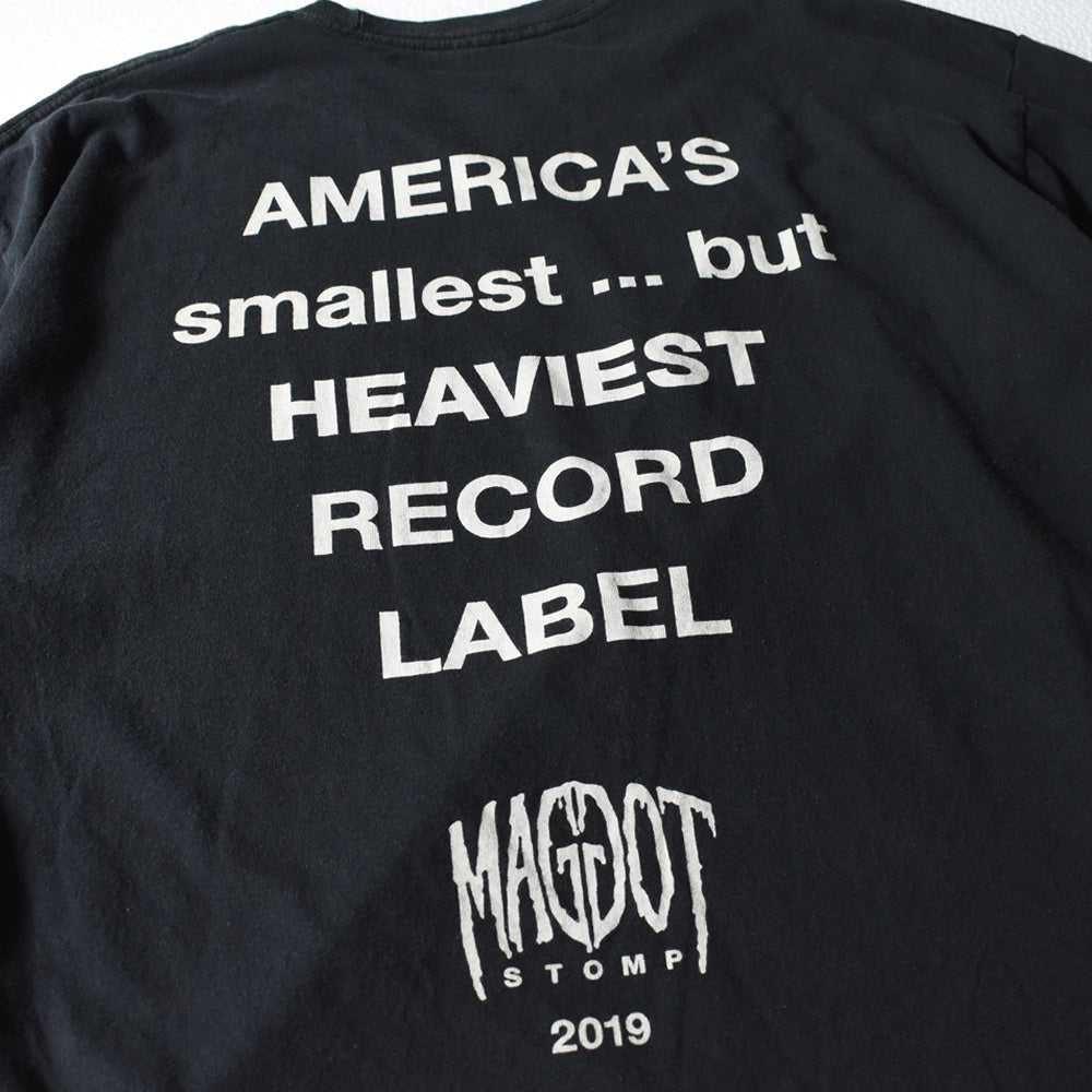 デッドストック! Maggot Stomp "Death Metal Roster" ロングスリーブ Tシャツ 250930