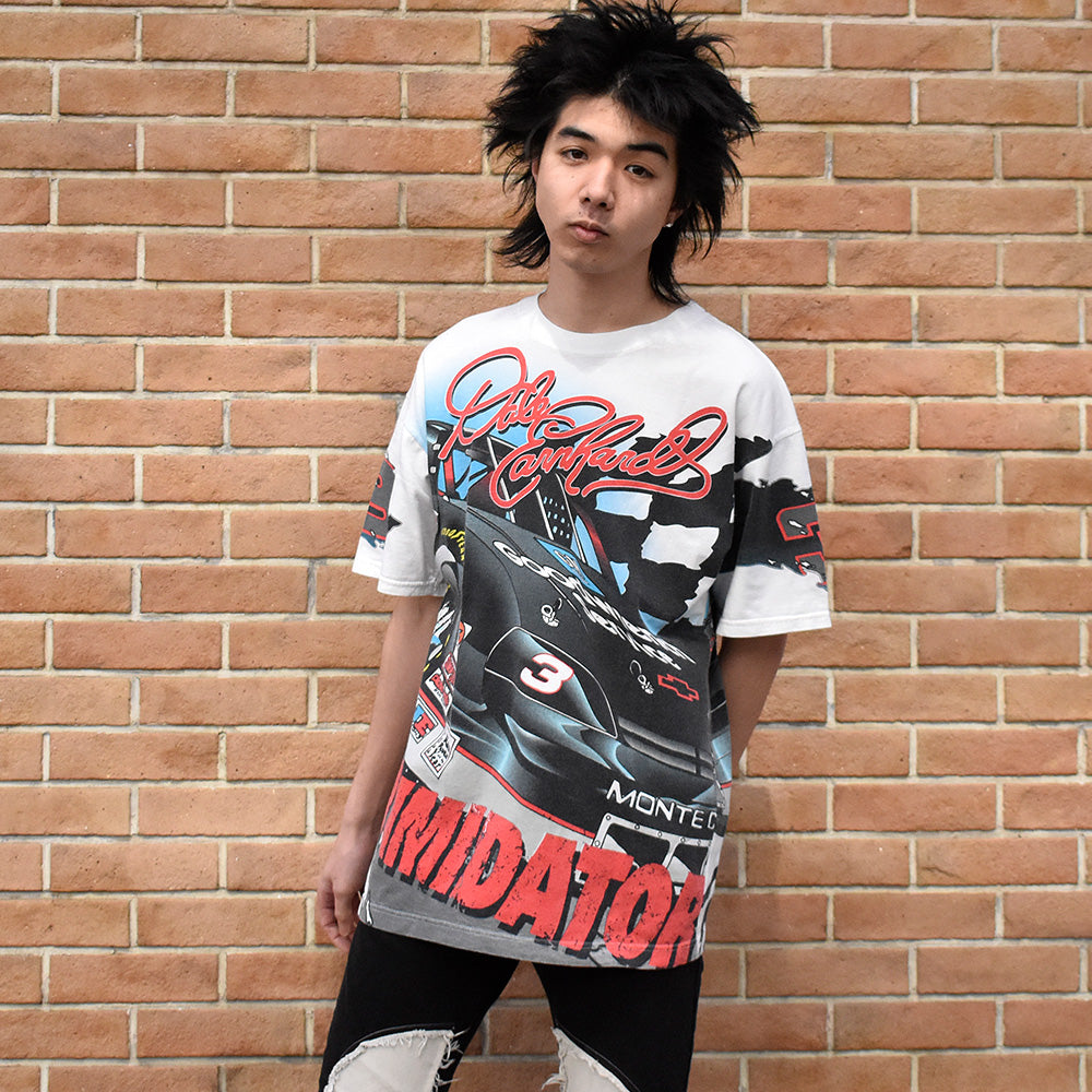 Y2K CHASE authentics AOP! Racing Tシャツ USA製 250320H