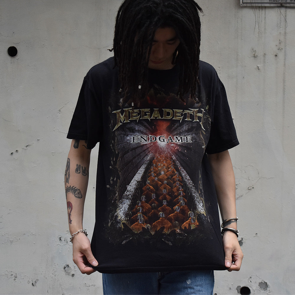 Y2K MEGADETH/メガデス "Endgame" オーバープリントTee 230628H