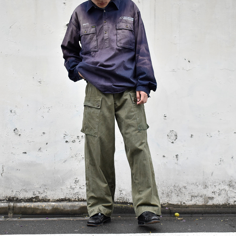 '58 A.M. SEYNAEVE “DUTCH ARMY“ Double face フィールド カーゴパンツ 240528H