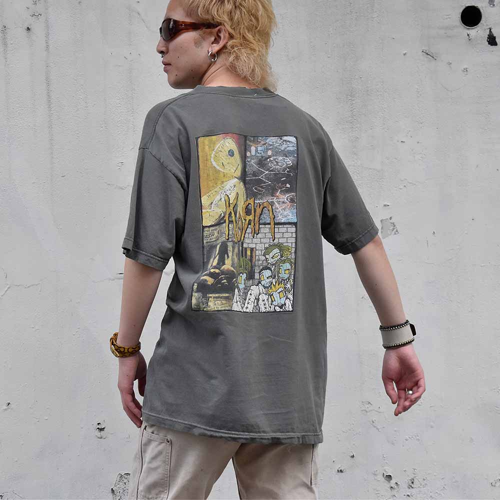 Y2K Korn “EVERYBODY'S GOT iSSUES Do YOU?” Tシャツ 240606H
