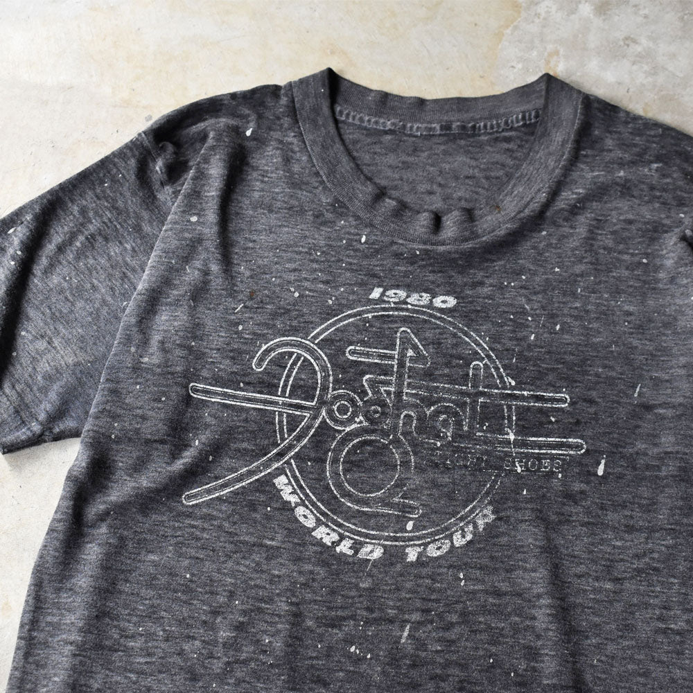 80’s Foghat World Tour ロックTシャツ 250919H