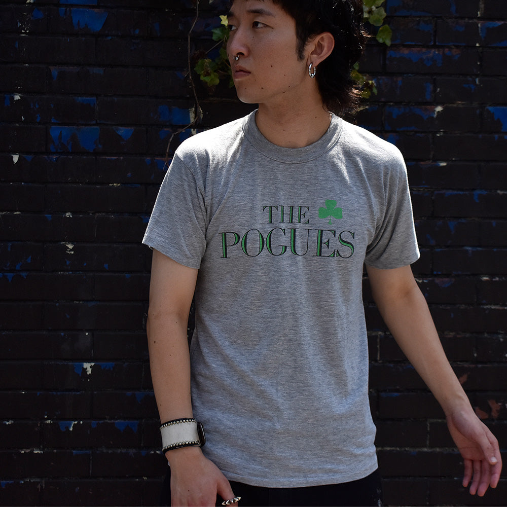 80's　The Pogues/ポーグス　"lend me ten pounds and I’ll buy you a drink" Tour Tee　 230726H
