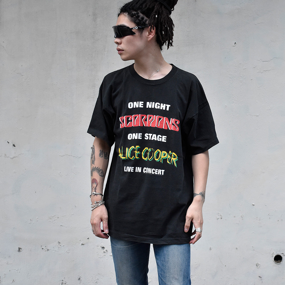 90's Scorpions×Alice cooper Tour Tシャツ 240807H