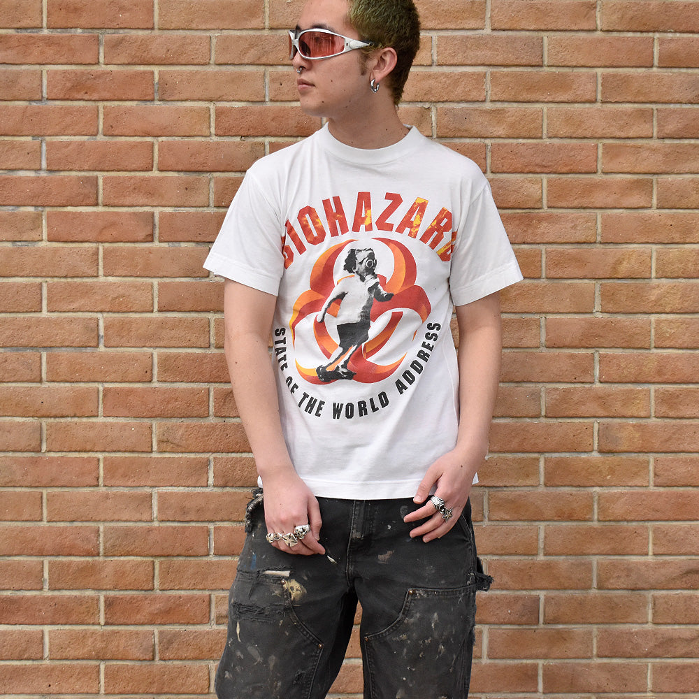 90's Biohazard “State Of The World Address“ Tシャツ 250317HY3