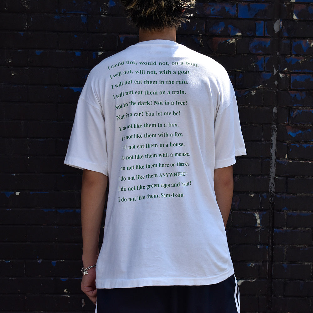 90’s Dr. Seuss ”The Cat in the Hat” 海外絵本 キャラ Tシャツ 250901H