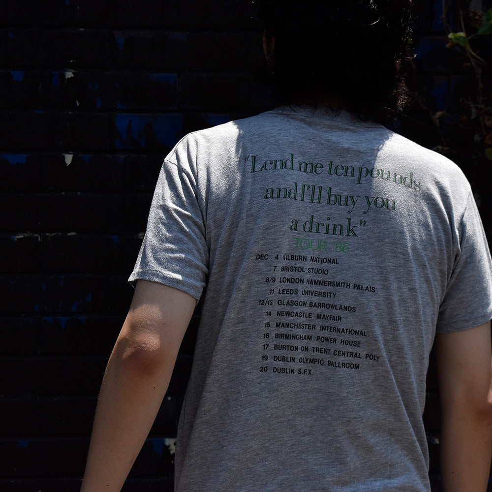 80's The Pogues "lend me ten pounds and I’ll buy you a drink" ロック Tシャツ 230726H