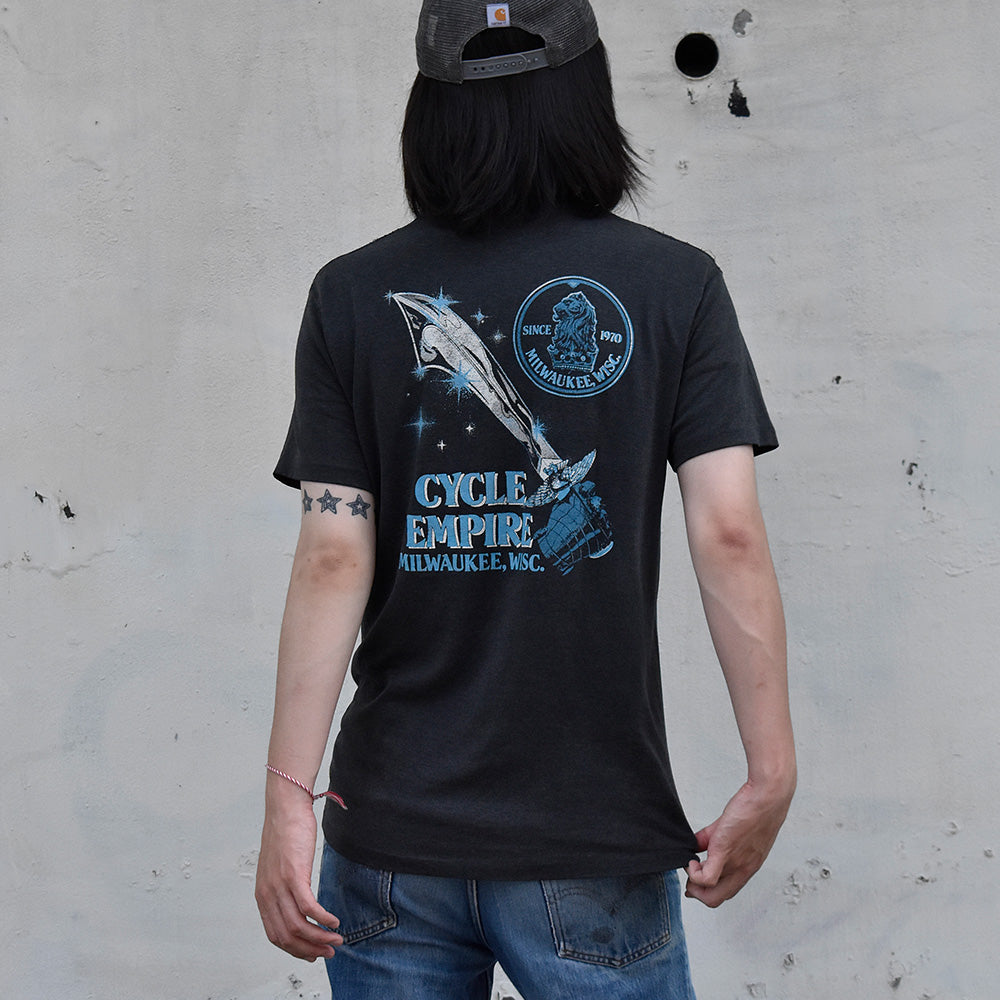 90's Harley Davidson 3D EMBLEM “ウルフ×ハーレー“ Tシャツ USA製 240721H