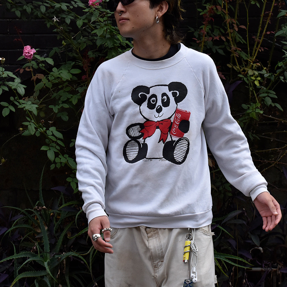 80's “Coca-Cola×パンダ” スウェット USA製 230925H