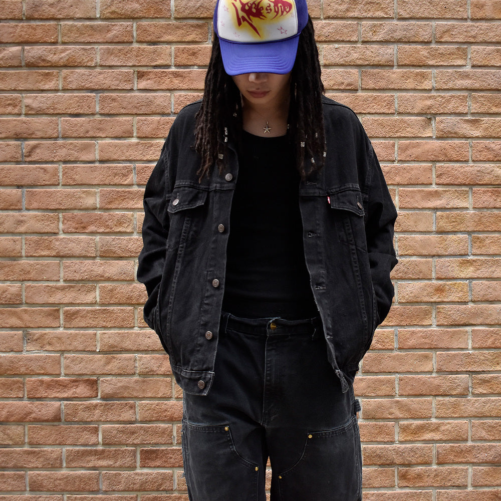 Y2K Levi's 70507-0260 ブラック! デニムジャケット 240430H