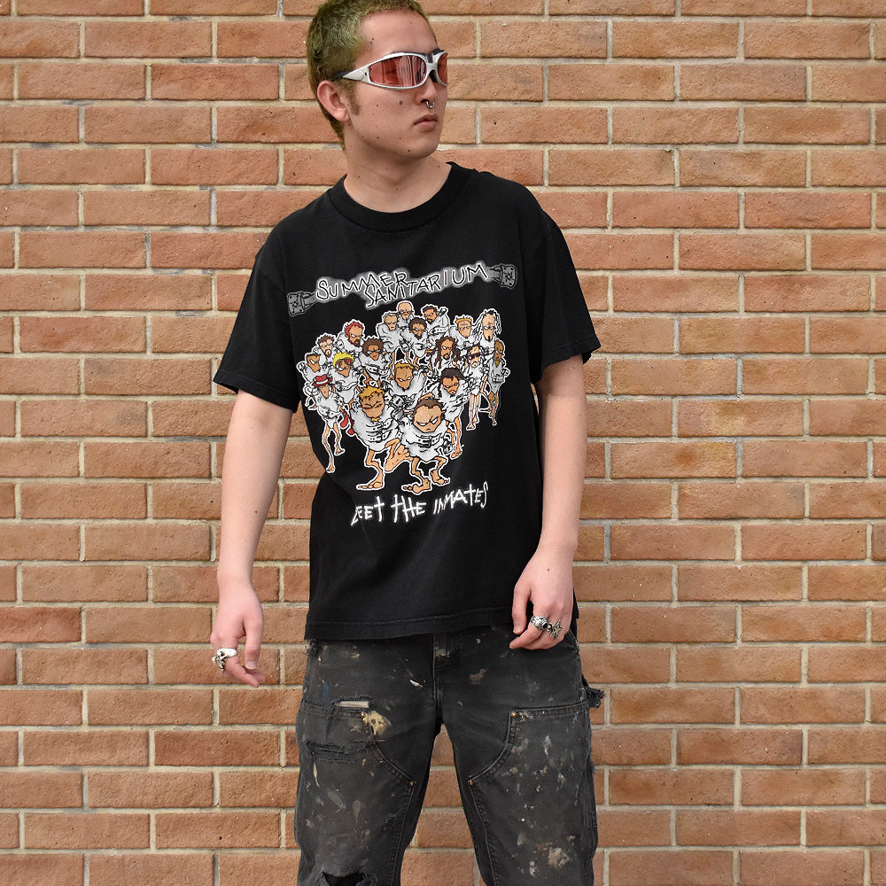 Y2K “Summer Sanitarium Tour 2000“ Metallica/KORN Tシャツ 250317H