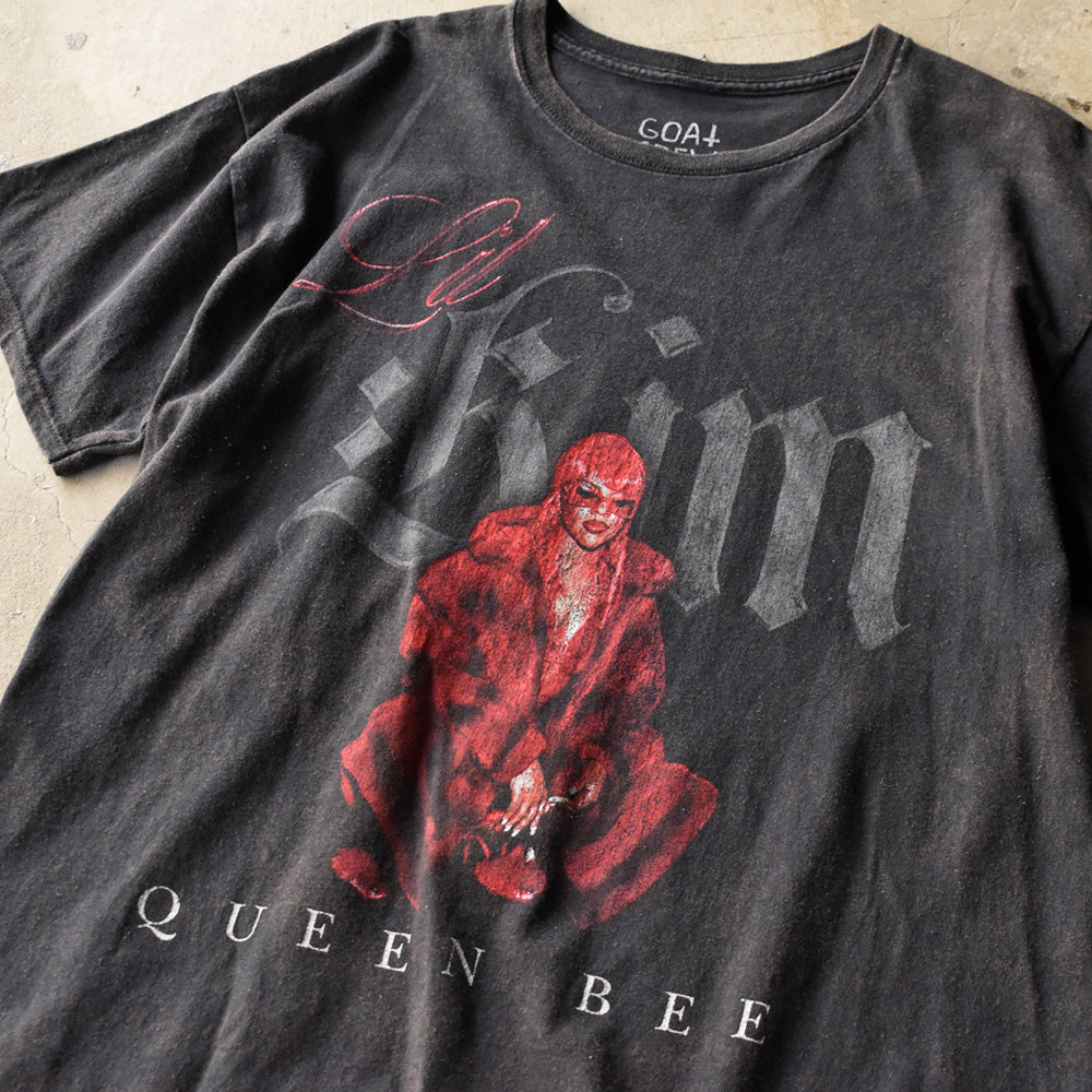 Y2K Lil' Kim “QUEEN BEE” ヒップホップ ラップ Tシャツ 250712