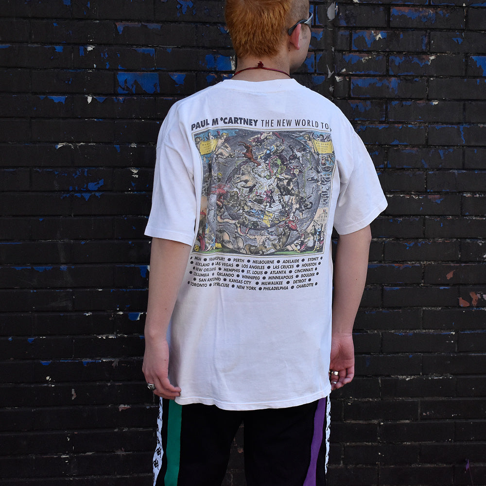90's Paul McCartney “The New World Tour” Tシャツ 250122H