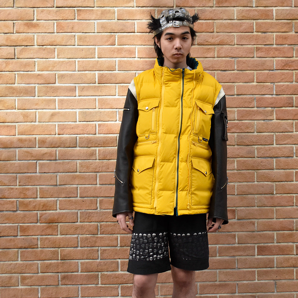 blackmeans×Hayachine Made 2Way リバーシブル レザー×ダウン マウンテンジャケット 945-79TJ400-1 250102H/250128H