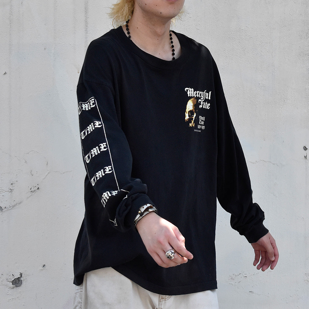 90's Mercyful Fate “Time US Tour 1995” 長袖 ロック Tシャツ 240708H