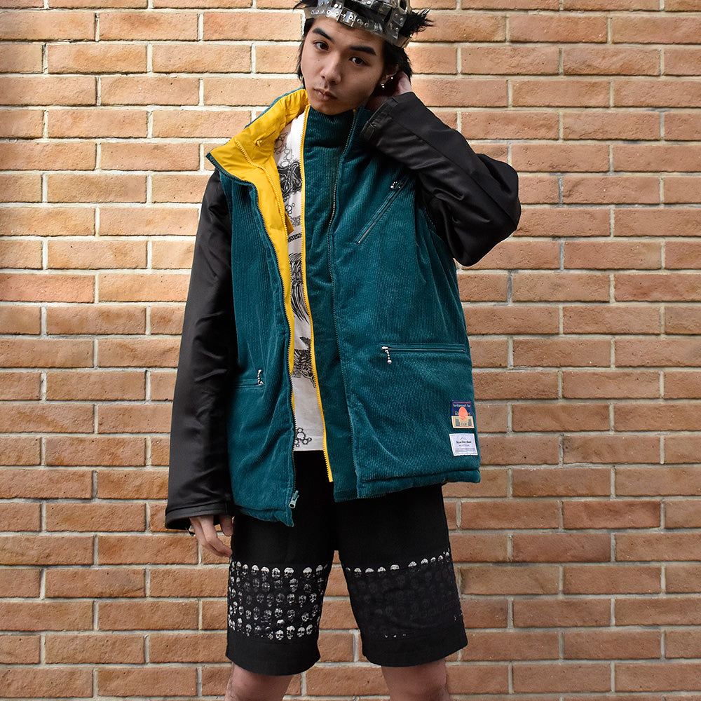blackmeans×Hayachine Made 2Way リバーシブル レザー×ダウン マウンテンジャケット 945-79TJ400-1 250102H/250128H