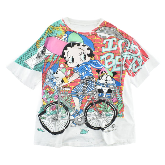 90's Betty Boop AOP オールオーバープリント キャラT 260710H