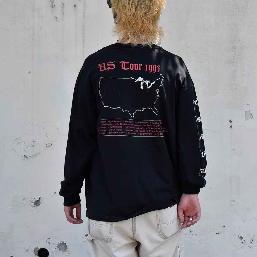 90's Mercyful Fate “Time US Tour 1995” 長袖 ロック Tシャツ 240708H
