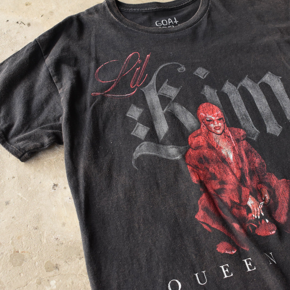 Y2K Lil' Kim “QUEEN BEE” ヒップホップ ラップ Tシャツ 250712