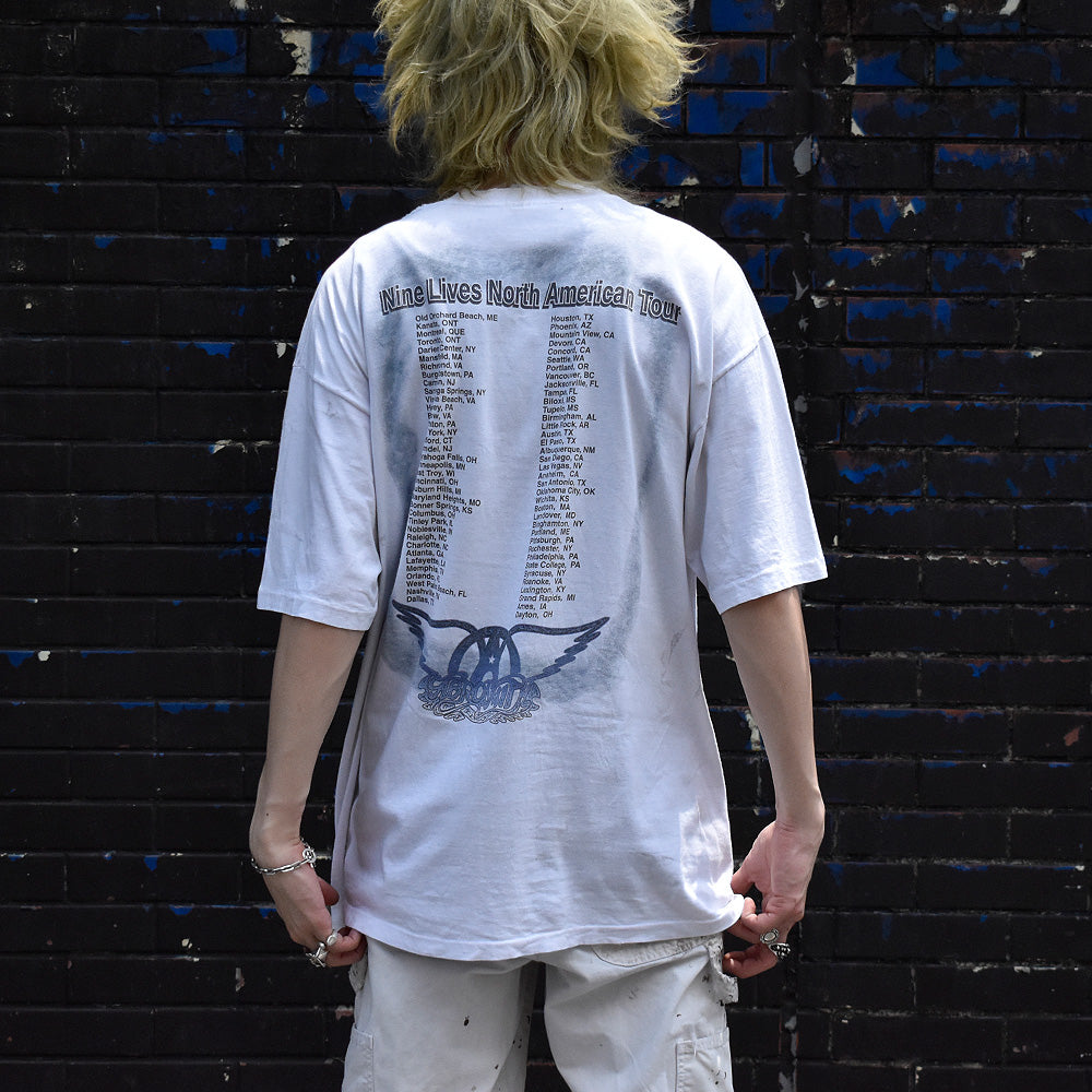 90's Aerosmith “Nine Lives“ Tour Tシャツ 250607H