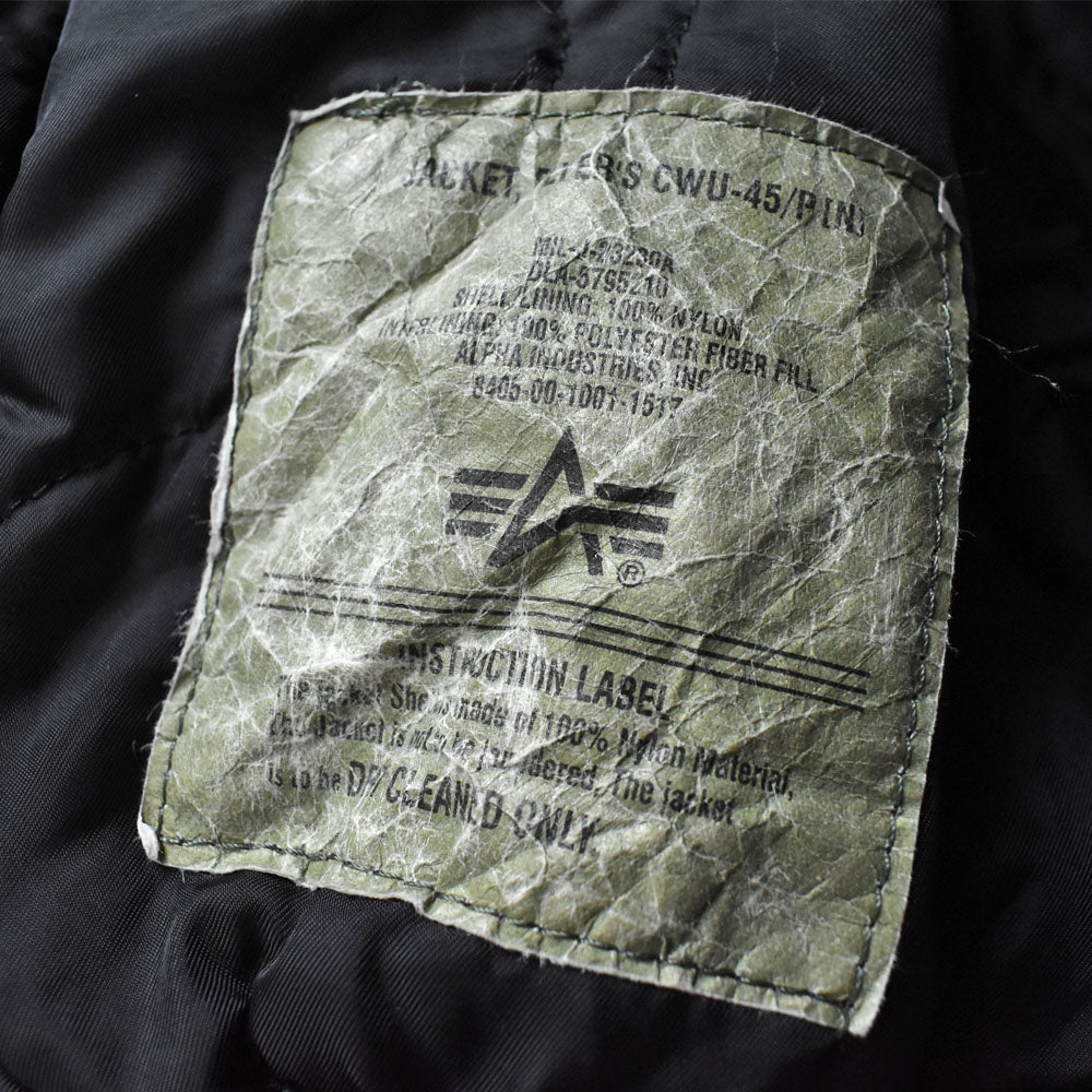 Y2K Alpha Industries CWU-45/P フライトジャケット 251017H