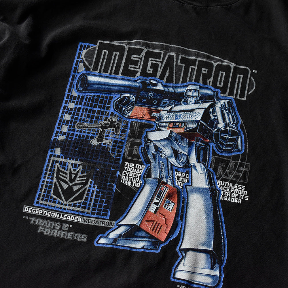 Y2K Transformers “Megatron” アニメ Tシャツ 250810H