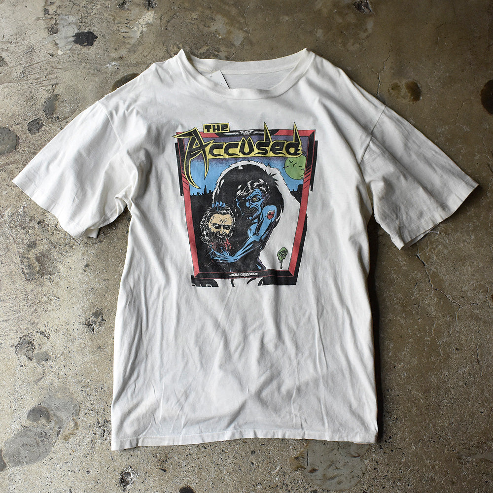 90's The Accüsed “Grinning Like An Undertaker” ロック Tシャツ 250708H