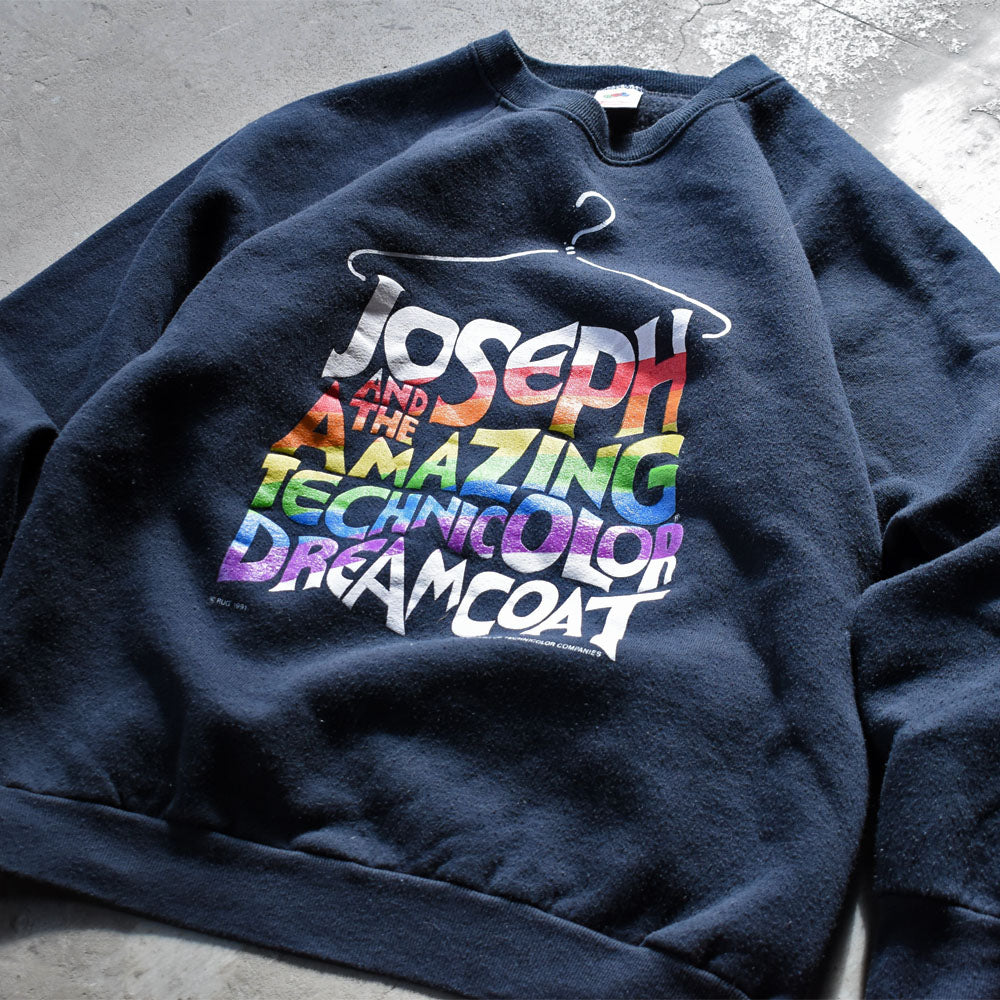 90’s “JOSEPH AND THE AMAZING TECHNICOLOR DREAMCOAT” ミュージカル スウェット 250109