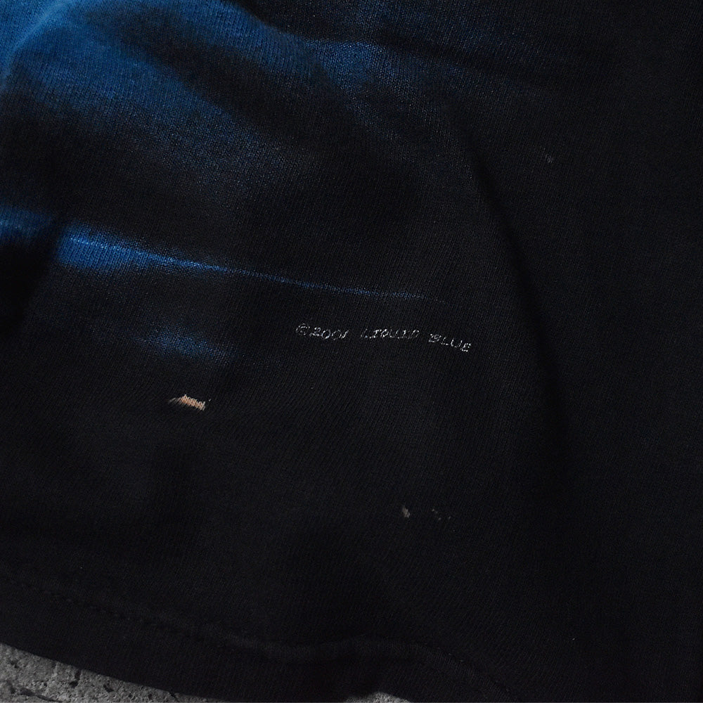 Y2K LIQUID BLUE “wolf” AOP! アニマル Tシャツ 230524H