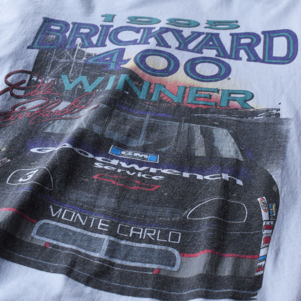 90’s Fruit of the loom “BRICKYARD 400 1995” レーシングTシャツ 250517