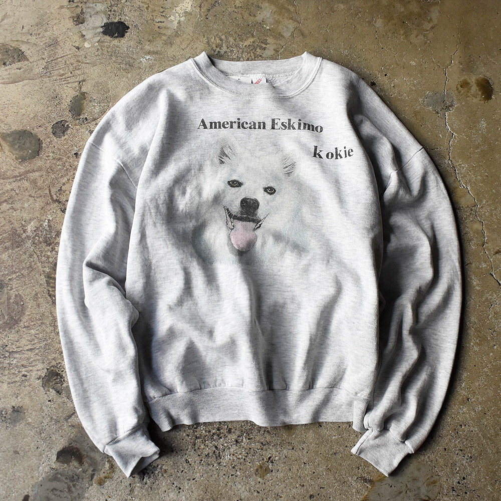 90's “American Eskimo“ Dog スウェット USA製 241008H