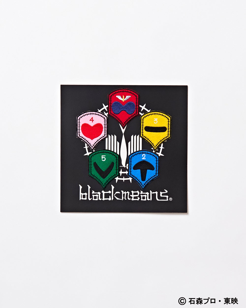 blackmeans×秘密戦隊ゴレンジャー ワッペンセット 945-80GAC316-1① 250826H