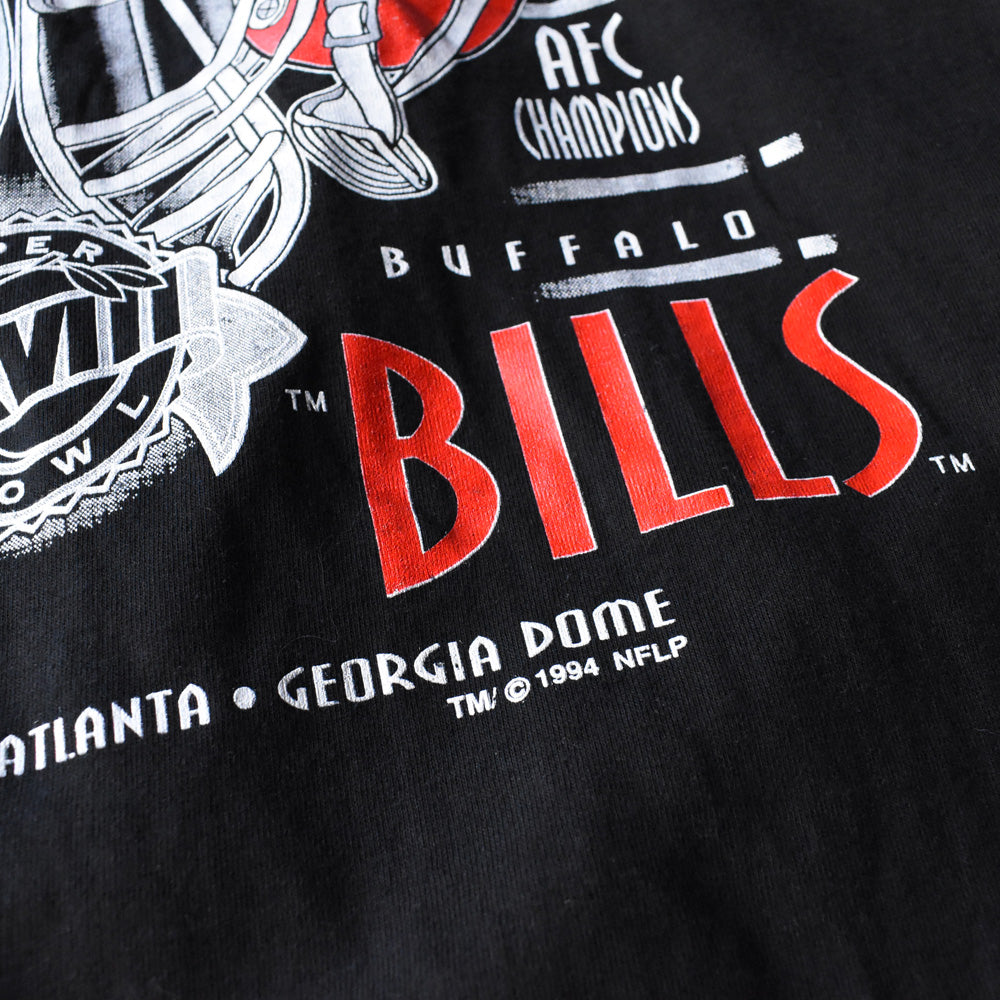 90’s Fruit of the Loom ”SUPER BOWL XXVIII” アメフトプリント Tシャツ USA製 250416