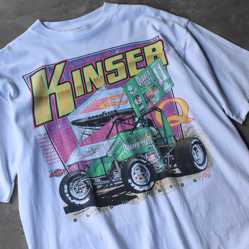 90’s Steve Kinser “Sprint Car Legend” レーシング Tシャツ USA製 250801