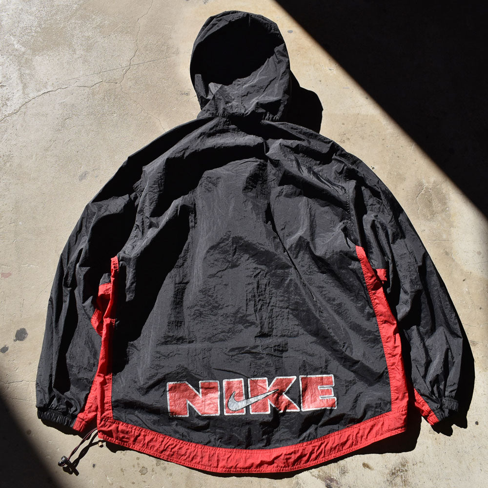 90’s NIKE swoosh バックロゴ ナイロンジャケット 231122