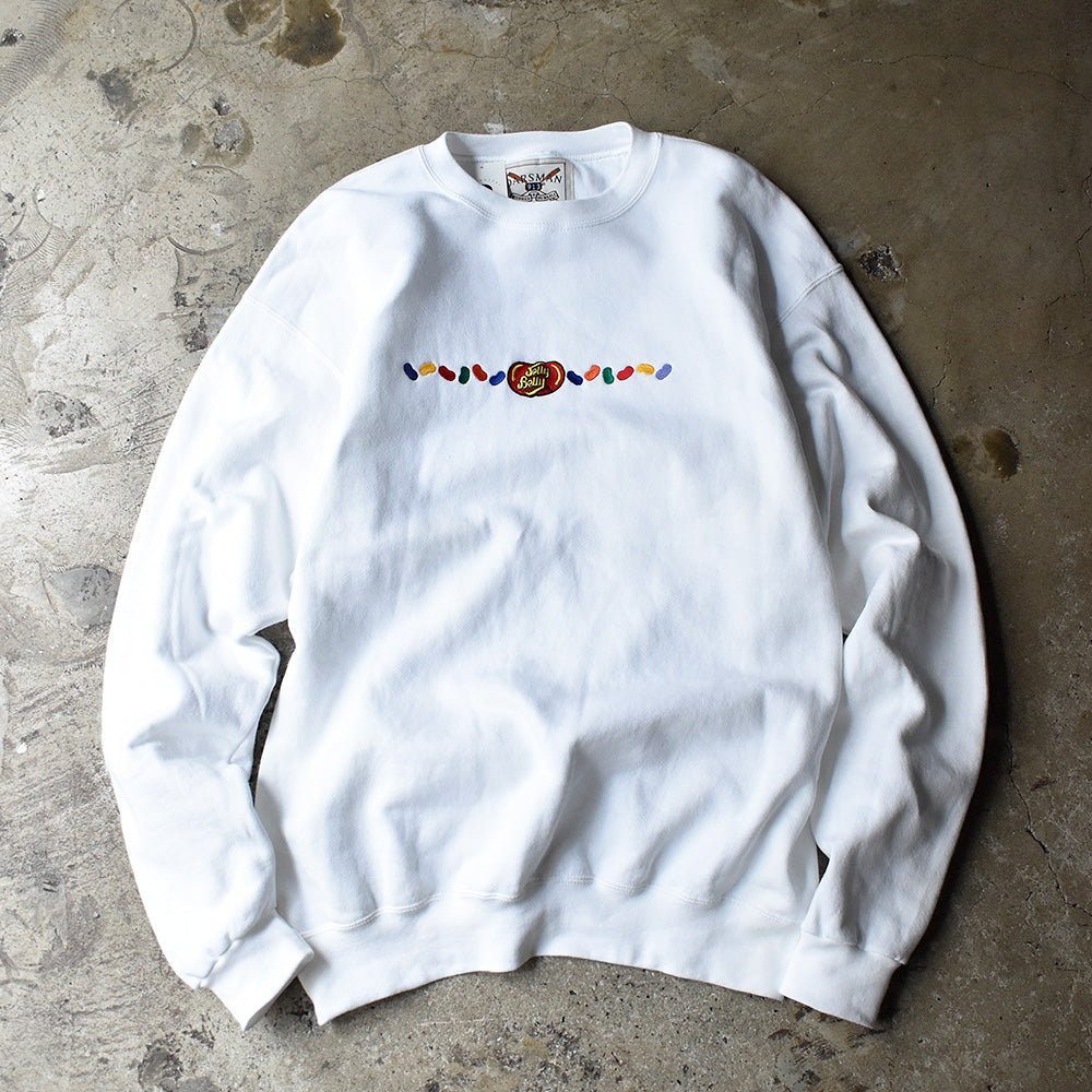 Y2K “Jelly Belly” 企業ロゴ 刺繍 スウェット 240624H