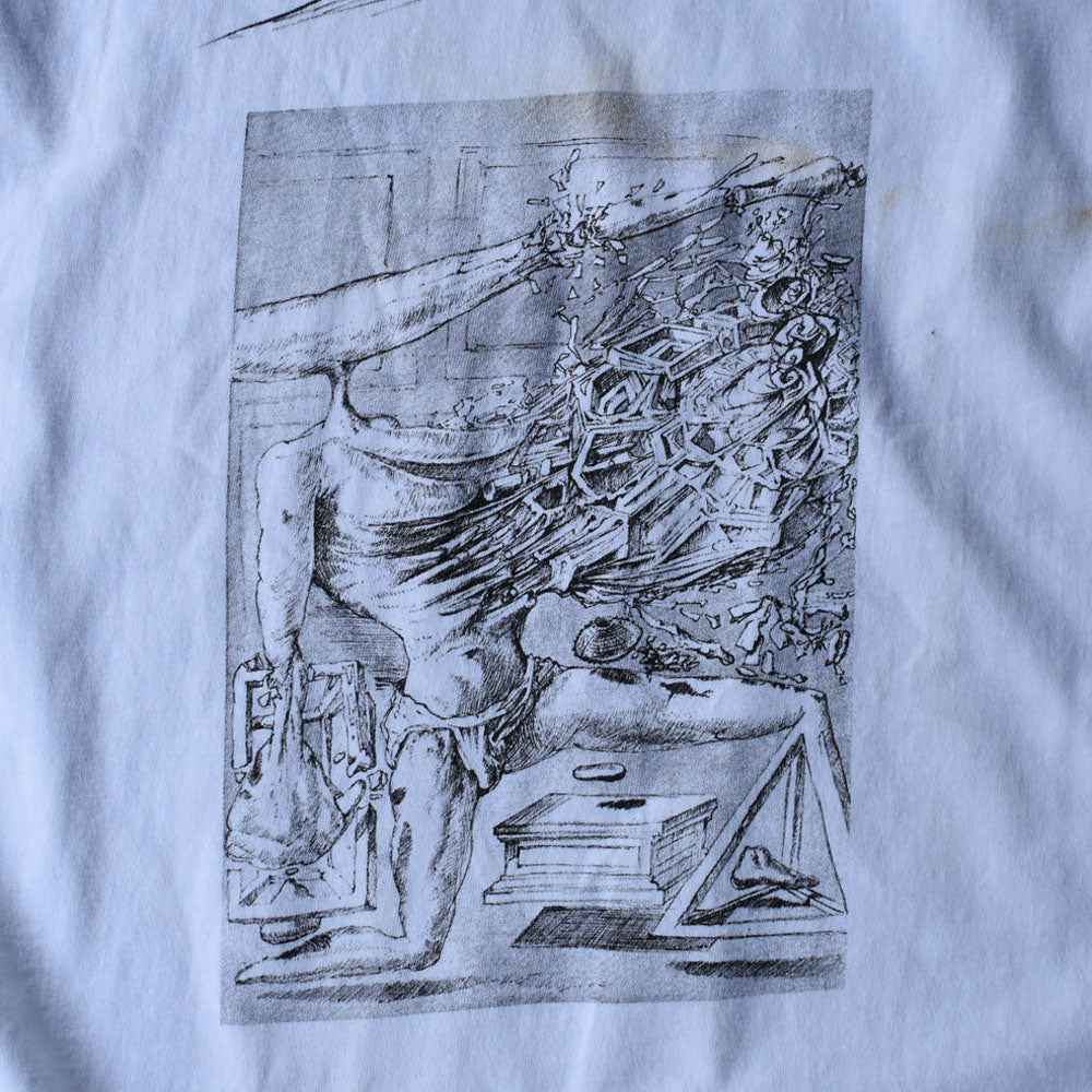 90’s デッドストック! Salvador Dalí マルチプリント! アート Tシャツ USA製 250607 (A)