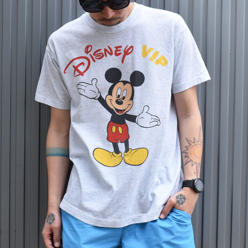 90’s Mickey/ミッキー ”Disney VIP” Tee USA製 230913